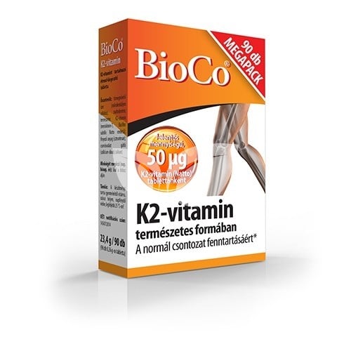 BioCo K2-vitamin 50 µg tabletta