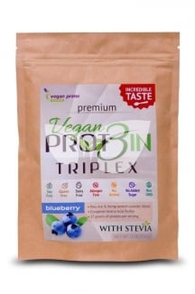 Vegan Prime Prot3in Triplex Áfonya fehérjepor
