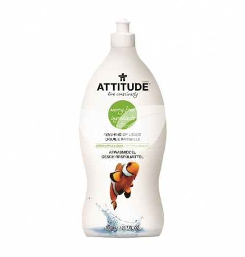 Attitude Hipoallergén vegán mosogatószer - Zöldalma és bazsalikom 700 ml