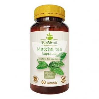 Biomenü Bio Matcha Tea Kapszula 60 Db 620 Mg-Os Kapszula