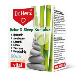 Dr.herz relax and sleep komplex kapszula 60 db
