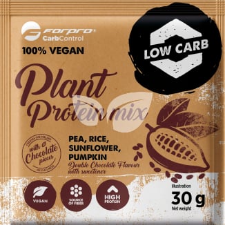 Forpro 100% vegan növényi protein mix dupla csokoládé ízű 30 g