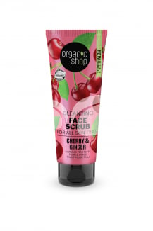 Organic Shop bio gyömbéres cseresznye tisztító arcradír 75 ml